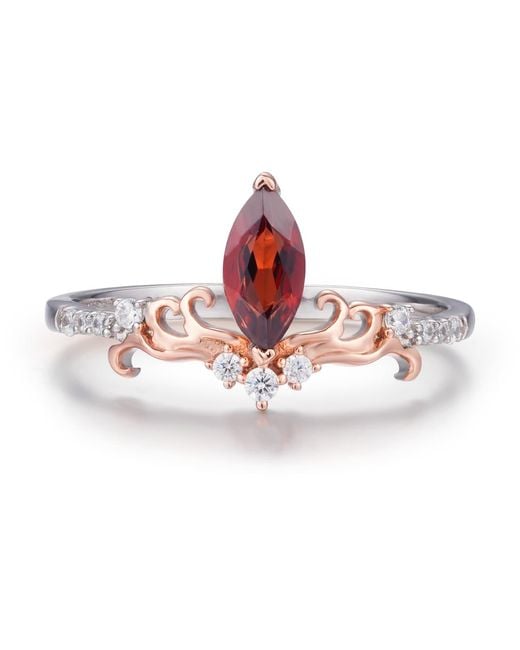 Azura Jewelry New York Pink Ring Of Fire Vermeil