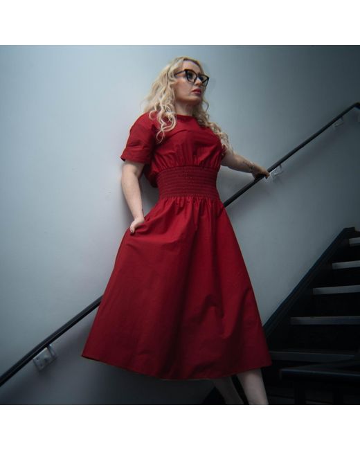 Frock Tales Red Orchis Dress