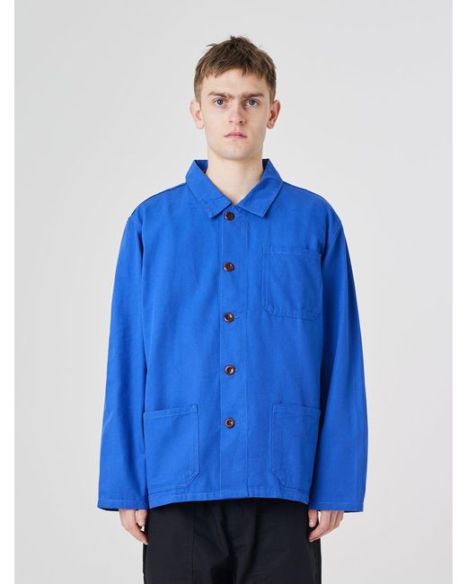 Uskees Blue Overshirt for men