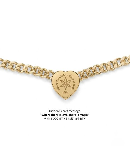 BLOOMTINE | Earth Angel HQ Metallic Loves Frequency Mini Plated Fire Opal Heart Choker Necklace