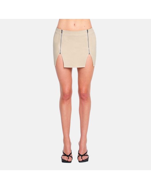 OW Collection Natural Neutrals Marley Mini Skirt