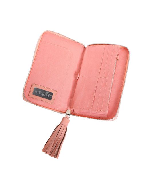 Jodi Lee Pink Monterey Peacock Wallet
