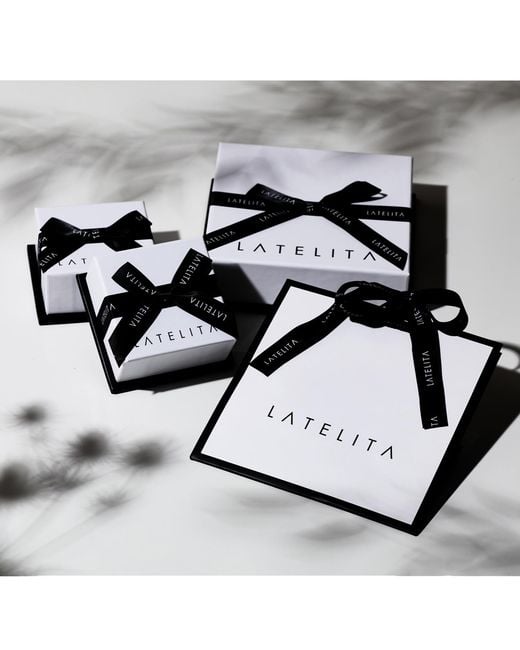 Latelita London Blue Poppy Flower Ring
