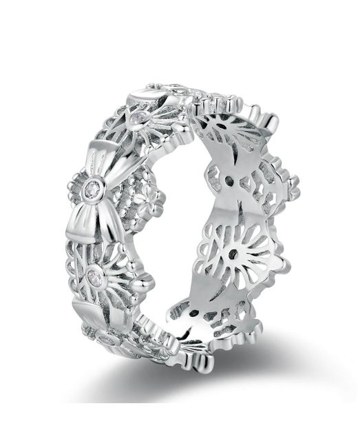 Azura Jewelry New York Metallic Aurora Bow Ring Vermeil