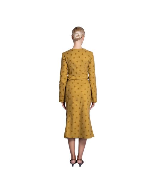 28Natelier Yellow The Polka Dot Jacket