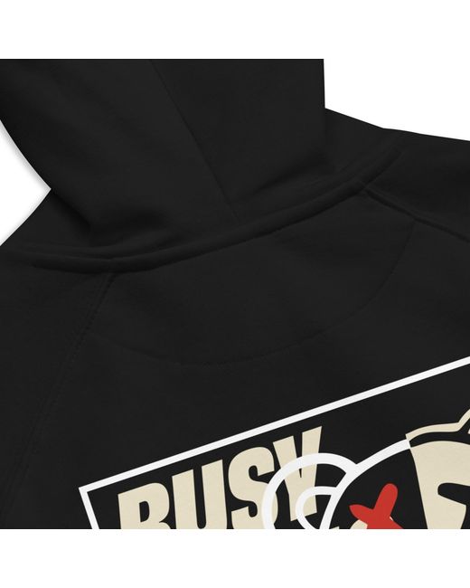 Anchor and Crew Black Four Busy Doing Nothing Editions Organic Cotton Hoodie