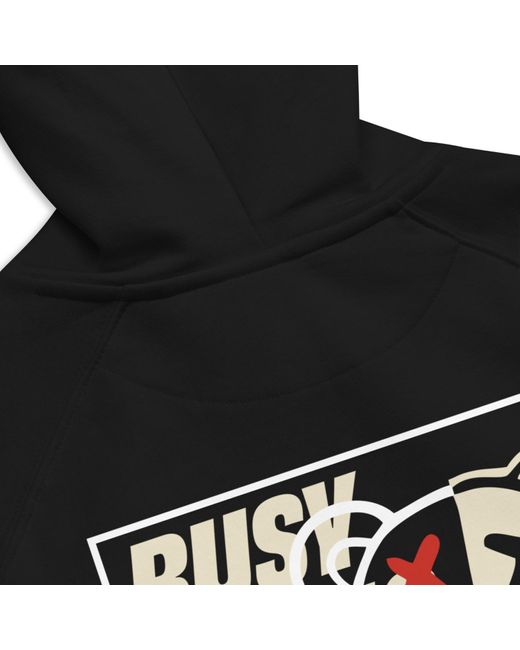 Anchor and Crew Black Four Busy Doing Nothing Editions Organic Cotton Hoodie for men