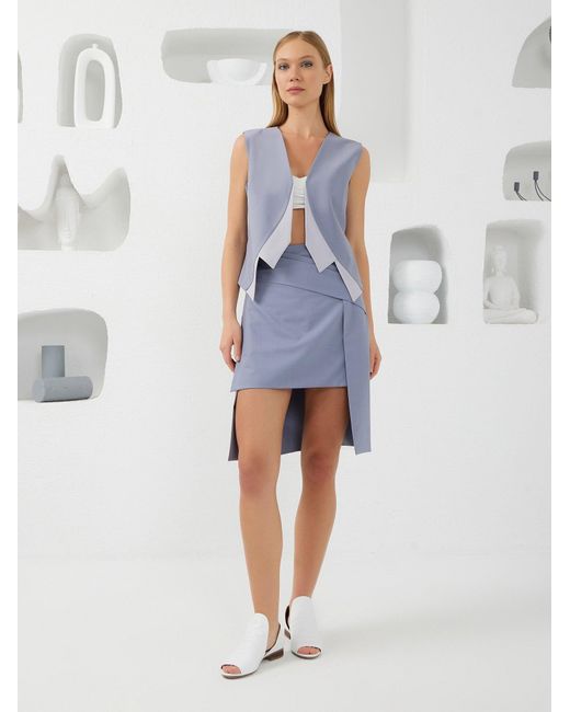 Lumina Eligma Blue Collar-Elle Vest