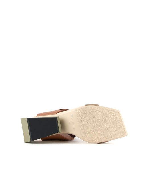 United Nude Brown Neutrals Ricky Sandal Mid