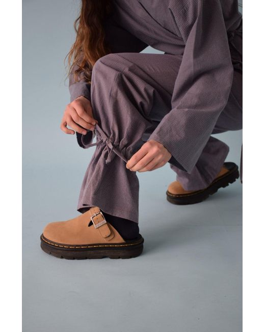 Mind Traveler Purple Gingham Balloon Alea Trousers
