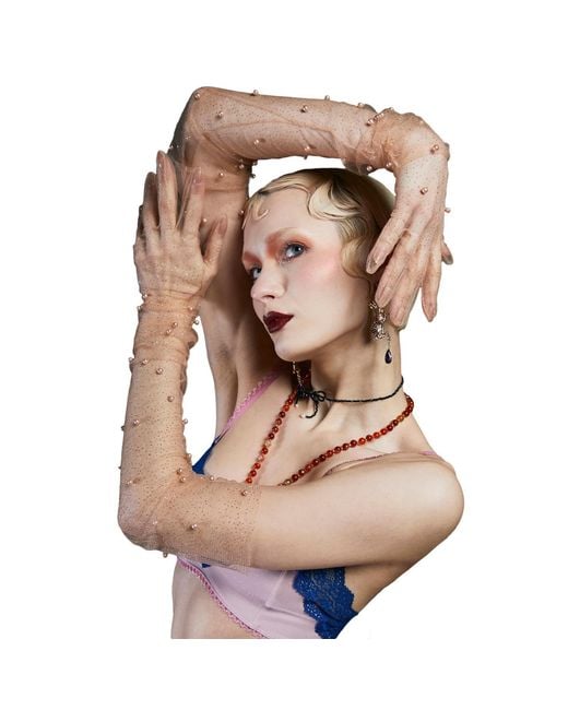 Natalia Petruch White Neutrals High Gloves