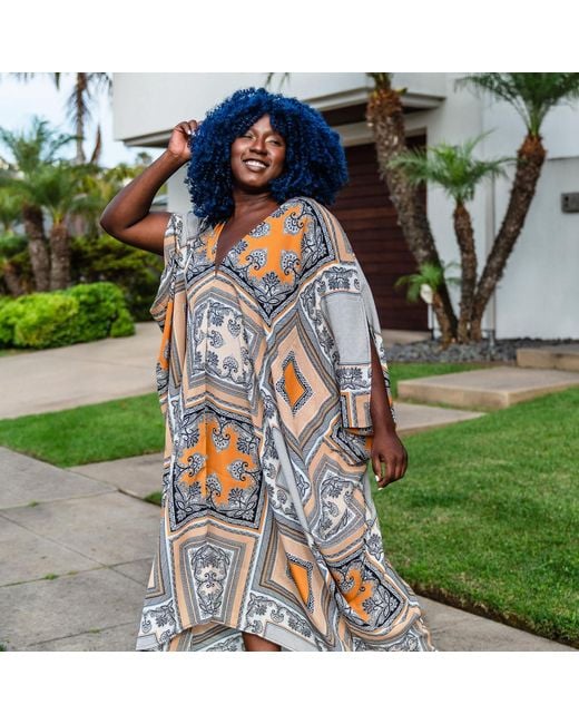 Jennafer Grace Metallic Eliza Caftan