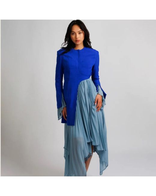 Chuks Collins Blue Raye Lush Gown