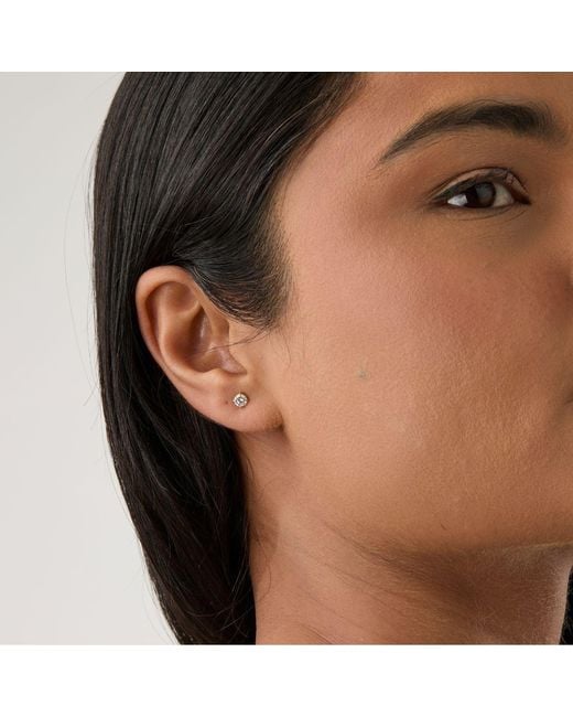 Dolcetto Designs Metallic Lab Grown Diamond Round Studs