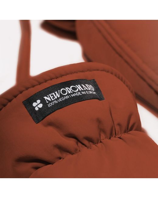 The New Orchard Brown Winter Vegan Gloves Cinnamon