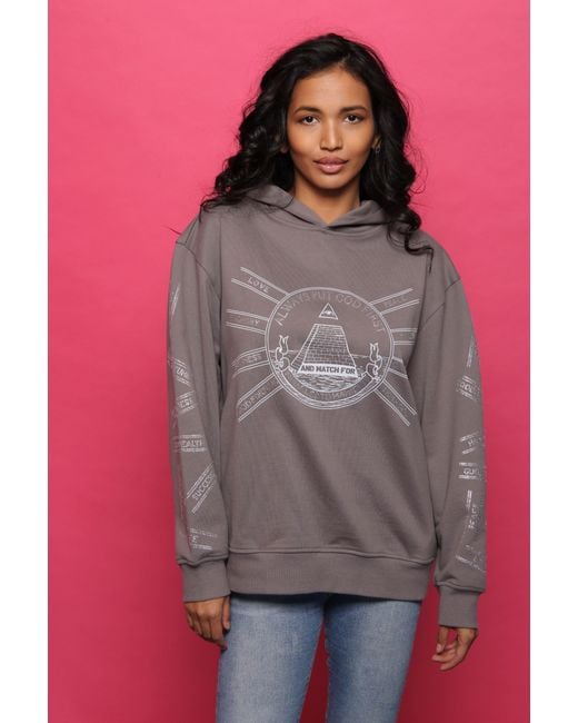 Miracles Manifester Purple God First Affirmation Hoodie With Rhinestone Design