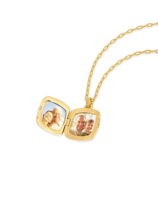 Dower & Hall Metallic Sapphire Stellar Locket