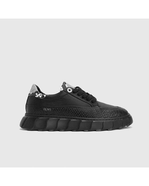 Ilvi Black Korevaar Leather Sneaker