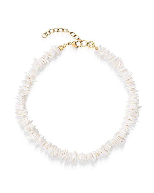 Nialaya White Puka Shell Choker