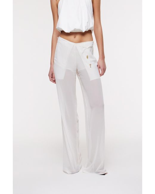 Bianca Resortwear White Paloma Trousers