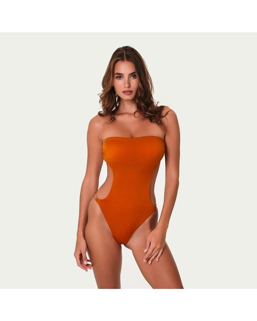 Cherina Beachwear Llc Orange Priyana Swimsuit