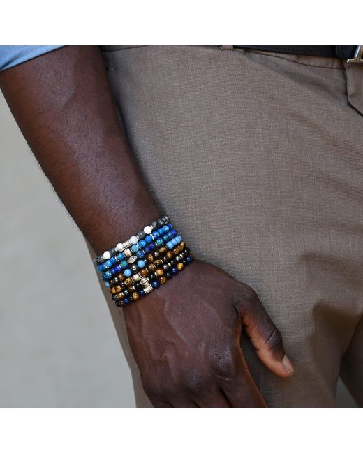Addicted Blue Minherva Handcrafted Bracelet for men