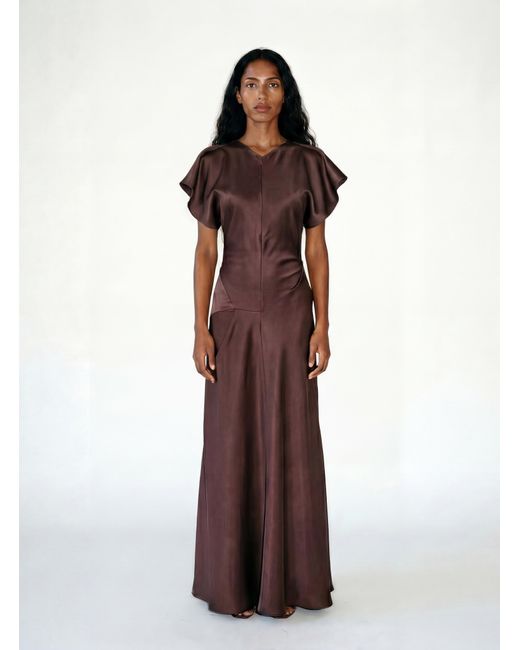 Lendrop Studios Brown Freya Dress