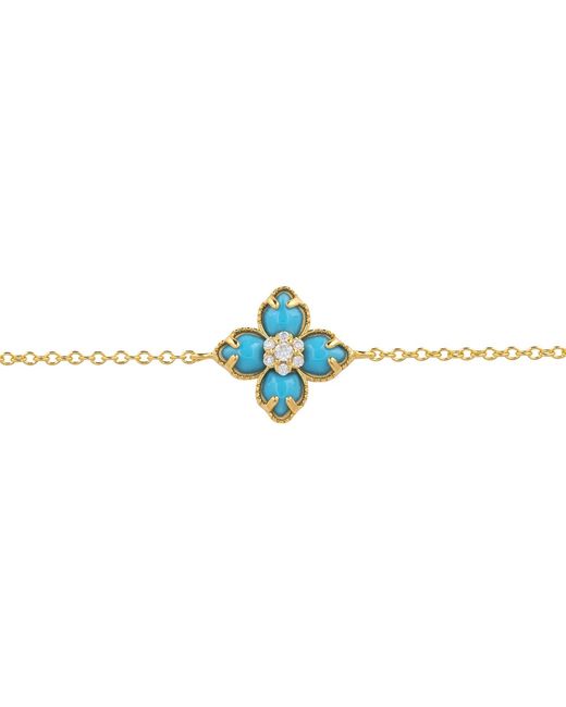 Latelita London Metallic Flower Clover Bracelet