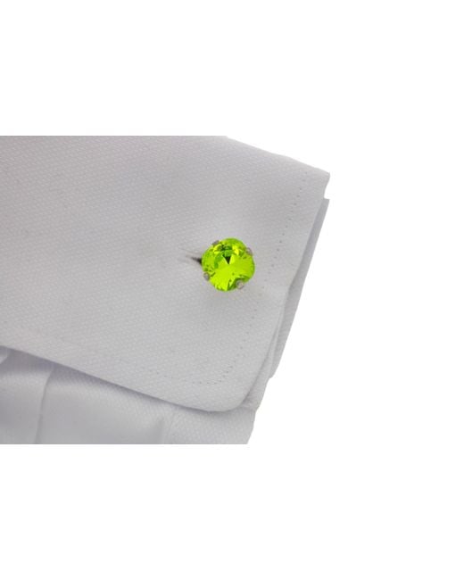 Vicki Sarge Green The Stud Cufflink for men