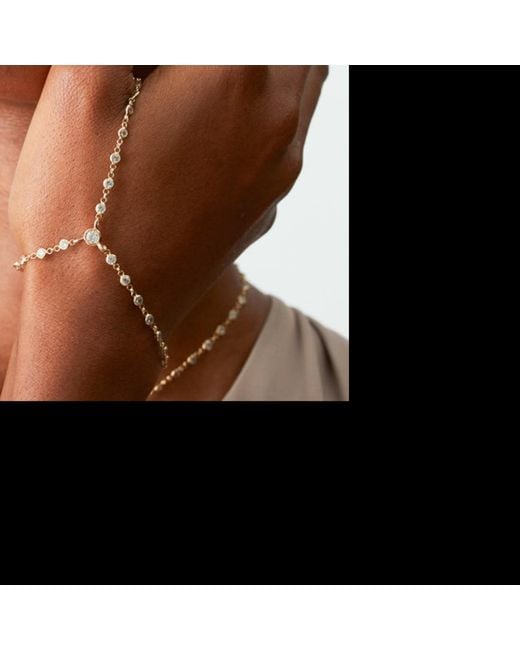 La Soula Jewelry Metallic Neutrals Soraya Thumb Chain