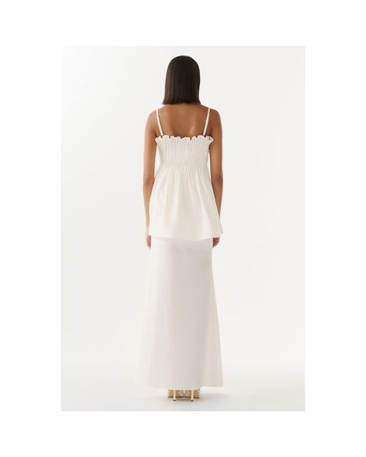 Justin Tong White Ivory Top