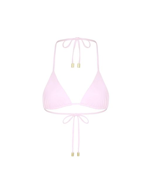Pianella's Pink Ambrosia Triangle Bikini Top – Light