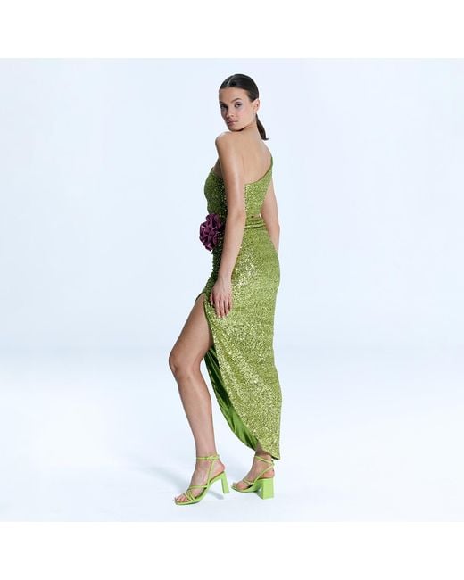 Nur Karaata Green El Patio Dress