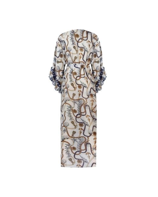 Nur Karaata White Joali Tropezienne Kaftan