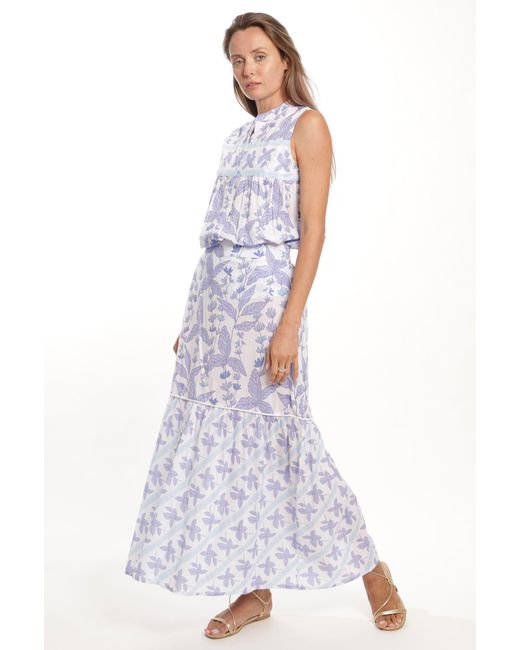 Bindu White Alessandra Skirt –