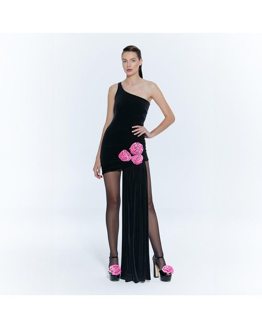 Nur Karaata Black Connaught Mini Dress