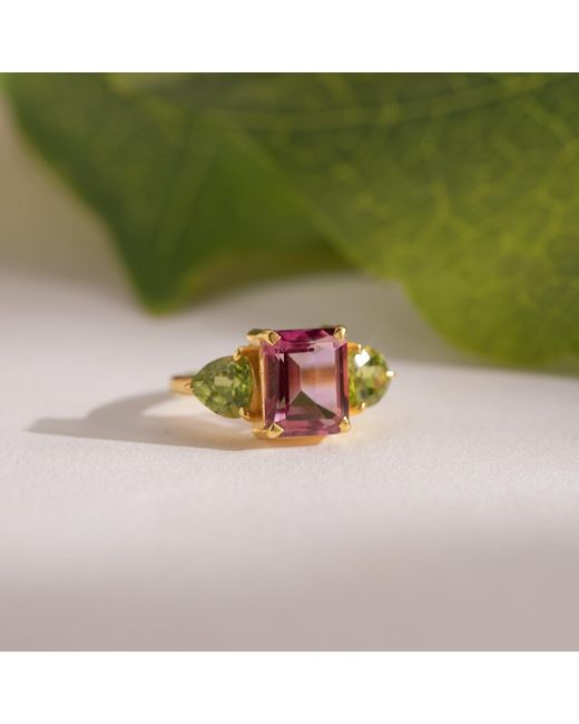 GEM BAZAAR Green The Lottie Ring