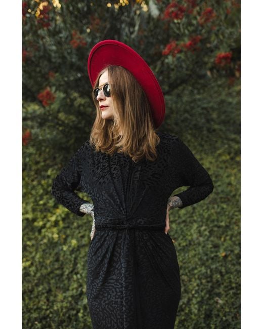 Jennafer Grace Black Of The Night Twist Dress