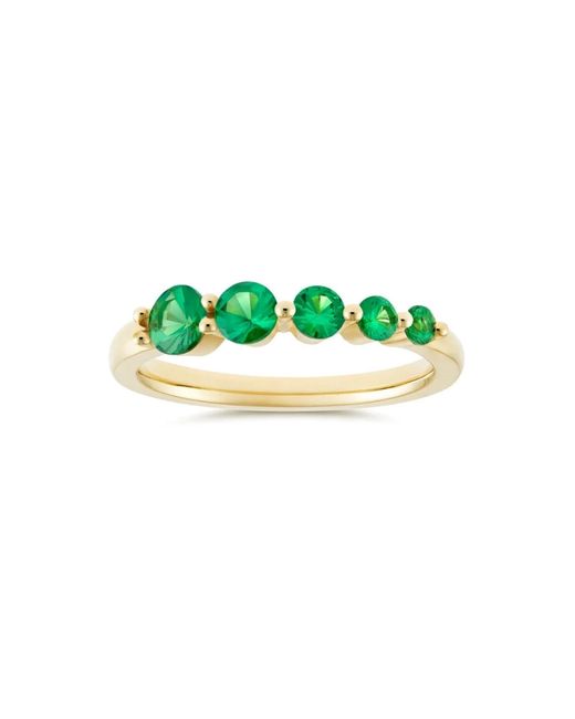 Dinny Hall Green Shuga Tsavorite Graduated Ring