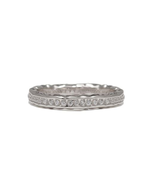 Classicharms Gray Sophie Molten Eternity Stackable Ring