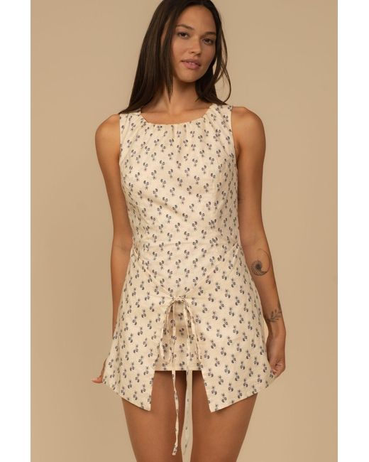 Montce Natural Cynthia Floral Ale Dress