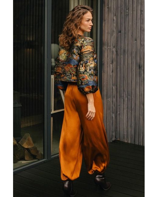 Traffic People Black Farewell Fools Multicolour Metallic Claude Cropped Jacket
