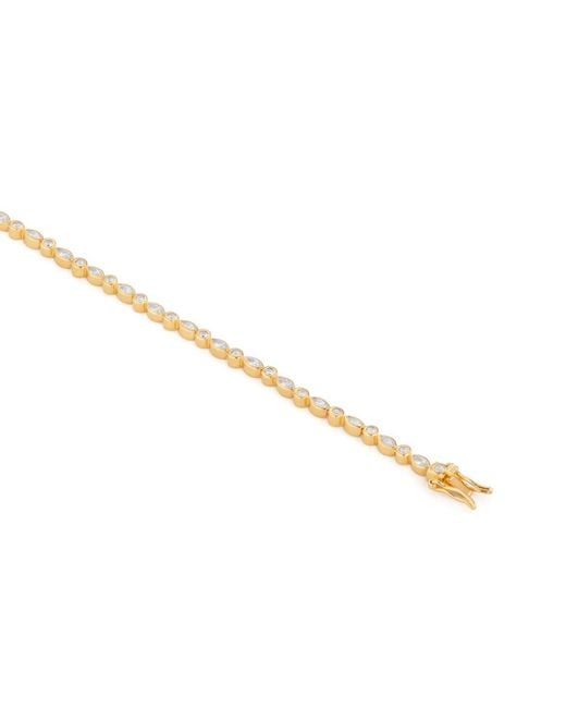 Lulu B London Metallic Tennis Bracelet