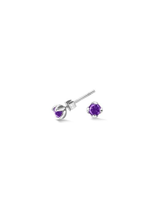 Dower & Hall Purple Amethyst Orissa Studs