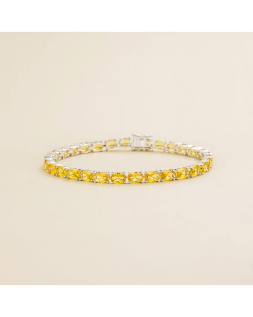 Juvetti Yellow Salto Tennis Bracelet
