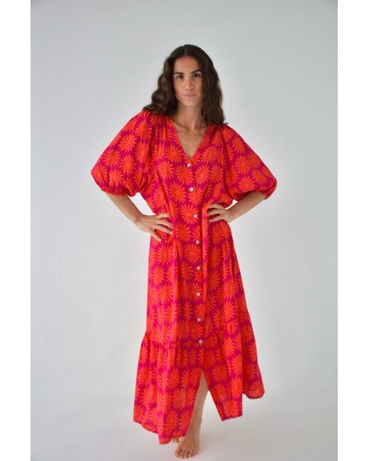 Mind Traveler Red Mica Dress