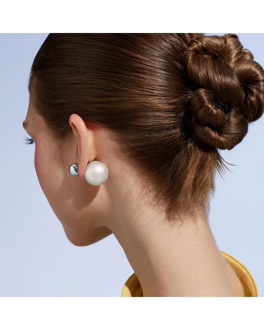 Saule Label White Lilou Earrings