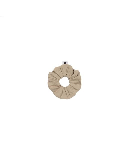 The New Orchard White Neutrals Upcycled Vegan Scrunchie