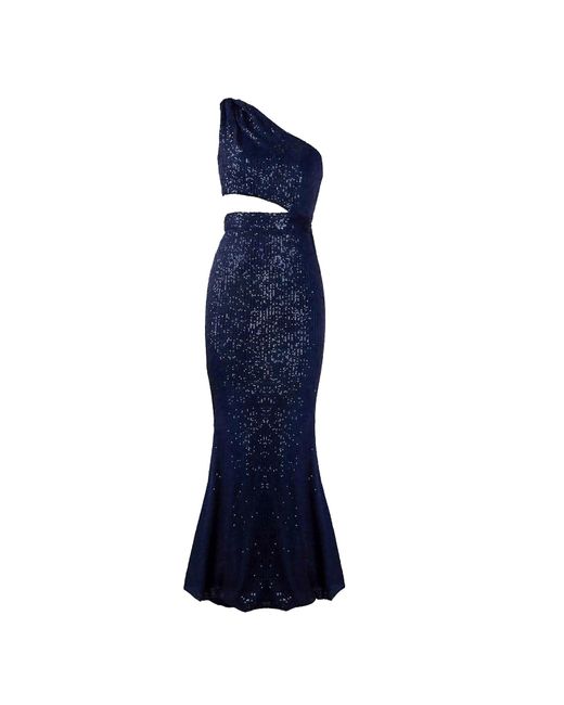 Emma Wallace Blue Tienna Gown