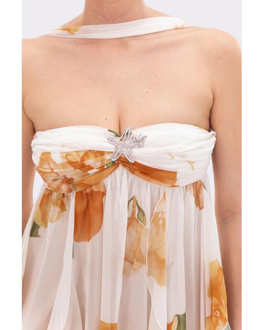 Nana Jacqueline Natural Floral Mariah Dress